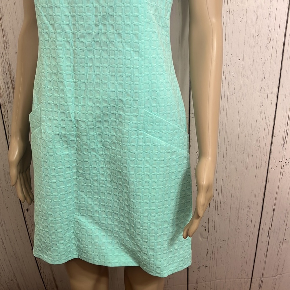 Southern Tide Sheath Seafoam Green Sleeveless Dress With Front Pockets Size 0 - Picture 5 of 10